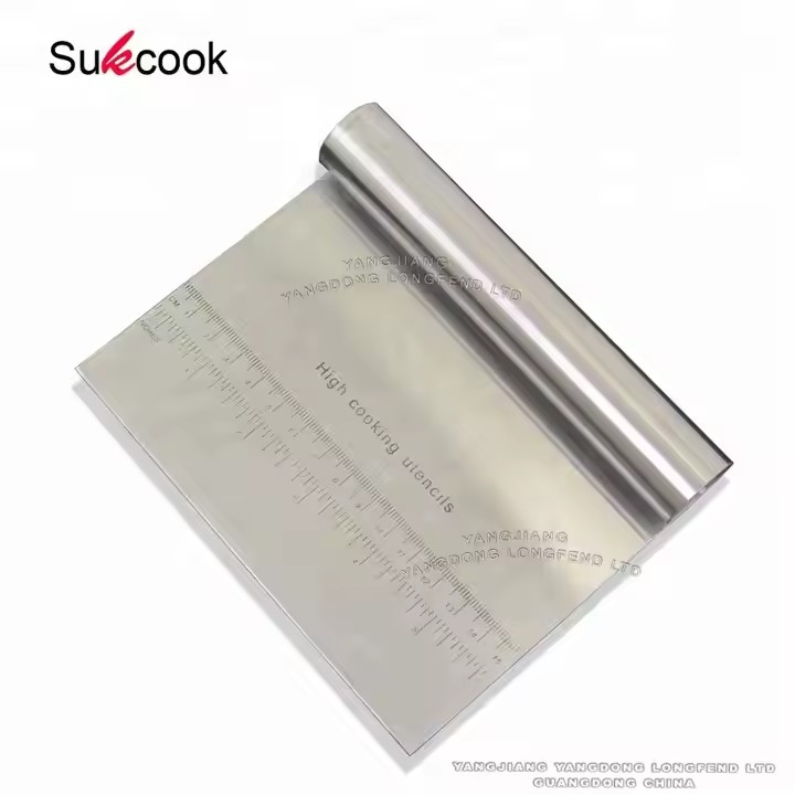 scale bakeware pastry bench scraper
